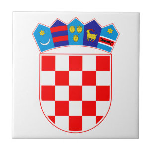 Kroatienvapensköld Kakelplatta