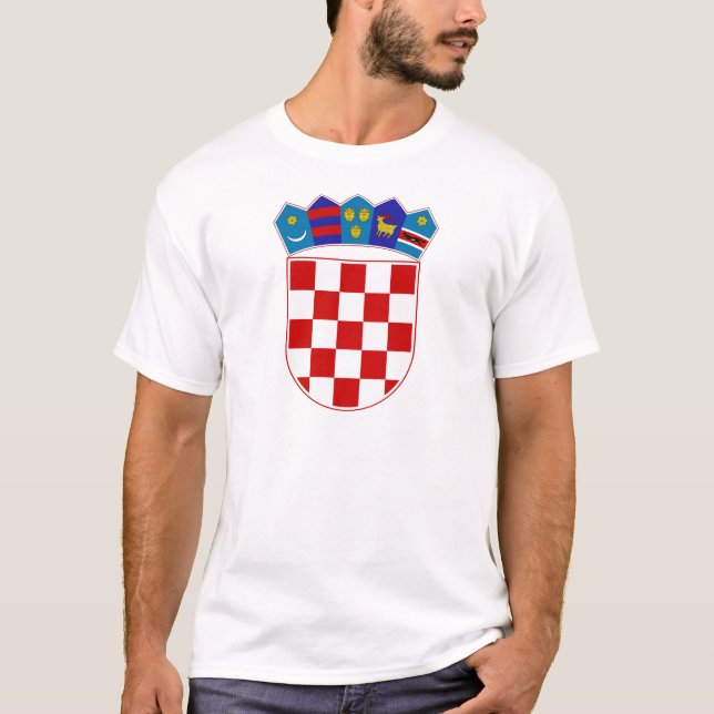 Kroatienvapensköld T Shirt (Framsida)