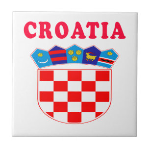 Kroatienvapenskölddesigner Kakelplatta