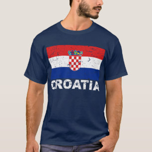 Kroatienvintageflagga Tröja