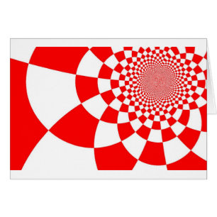 Kroatisk checkers hälsningskort
