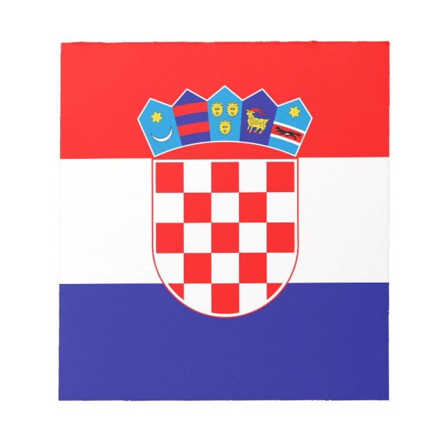 Kroatisk flagg anteckningsblock (Framsida)