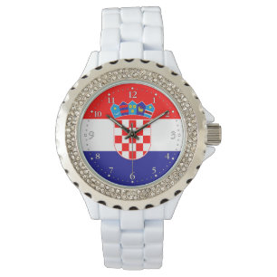 Kroatisk flagg armbandsur