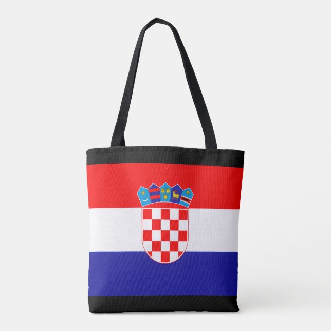 Kroatisk flagg, Kroatiens flagga Tygkasse (Baksida)