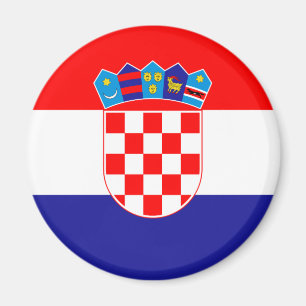 Kroatisk flagg magnet