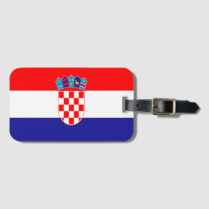 Kroatisk flagga bagagebricka