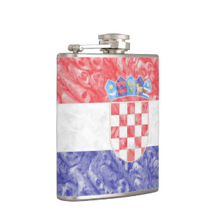 Kroatisk flagga fickplunta