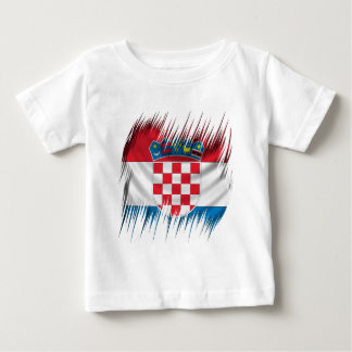 Kroatisk flagga för dokumentförstörare t-shirt