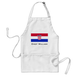 Kroatisk flagga förkläde