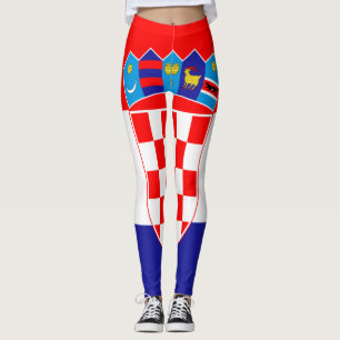 Kroatisk flagga leggings