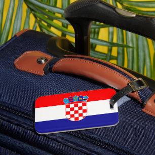 Kroatisk Flagga Luggage Tag Bagagebricka