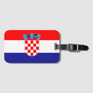 Kroatisk Flagga Luggage Tag Bagagebricka