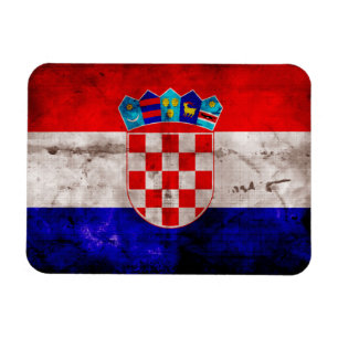 Kroatisk flagga magnet