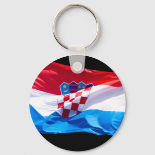 Kroatisk flagga nyckelring