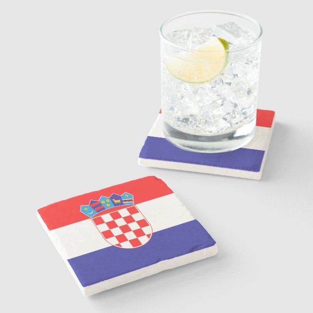 Kroatisk flagga stenunderlägg (Sidan)