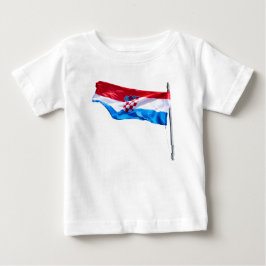 Kroatisk flagga tee