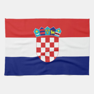 Kroatisk flagga - Trobojnica Kökshandduk