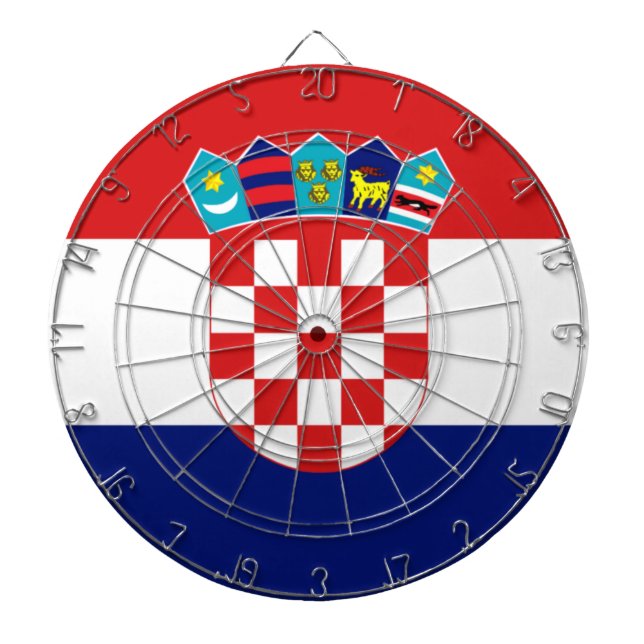 Kroatisk flagga - Trobojnica Piltavla (Framsidan)
