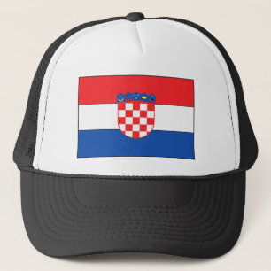 Kroatisk flagga truckerkeps