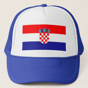 Kroatisk flagga truckerkeps
