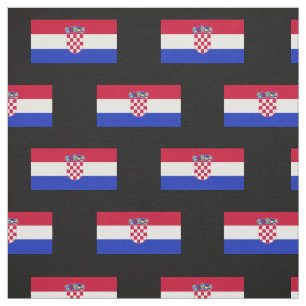 Kroatisk flagga tyg