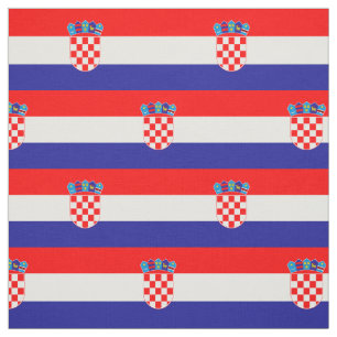 Kroatisk flagga tyg