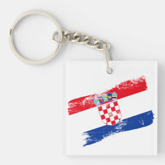Kroatisk flaggnyckelring – perfekt souvenir och gå