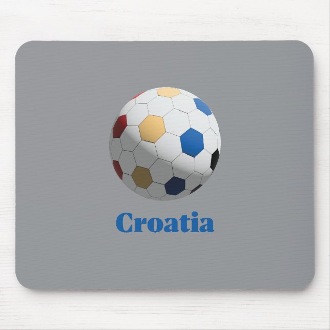 Kroatisk fotboll musmatta (Framsidan)
