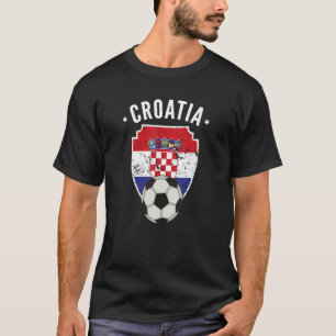 Kroatisk fotbollsmatch - kroatisk prid - kroatisk t shirt