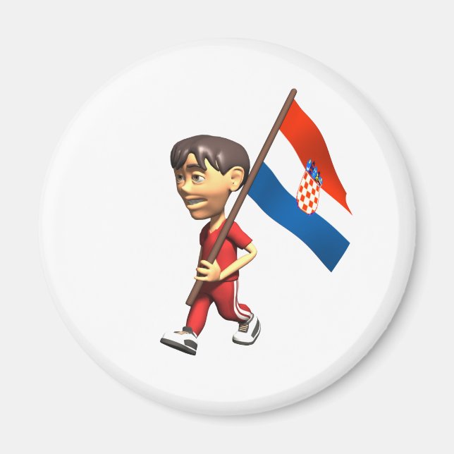 Kroatisk pojke magnet (Framsidan)