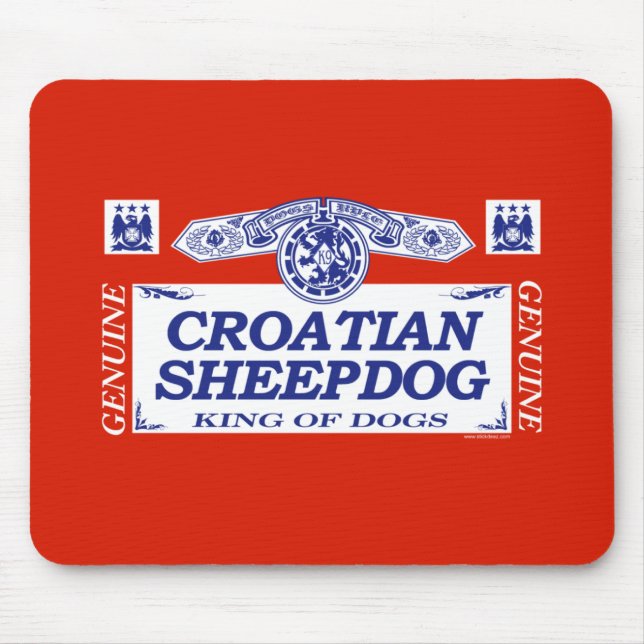 Kroatisk Sheepdog Musmatta (Framsidan)