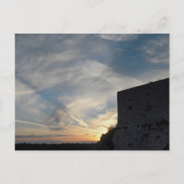 Kroatisk solnedgång vykort