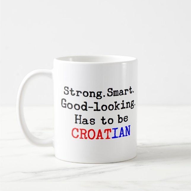 kroatisk stark kaffemugg (Vänster)