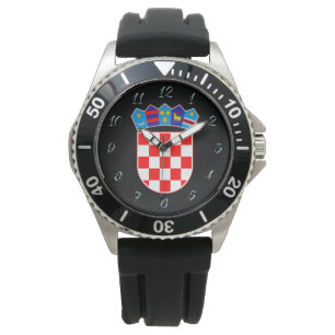 Kroatisk vapensköld armbandsur