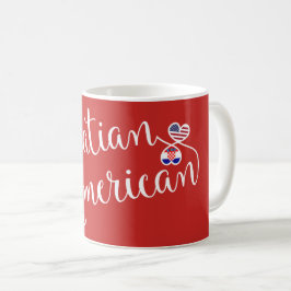 Kroatiska amerikanska Entwed Hearts Mugg