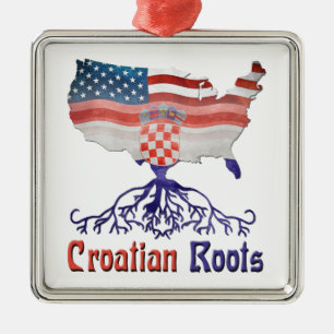 Kroatiska amerikanska rötter Ornament Dekoration