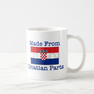 Kroatiska delar kaffemugg