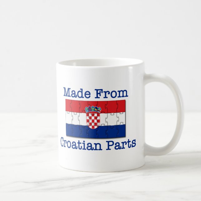 Kroatiska delar kaffemugg (Höger)