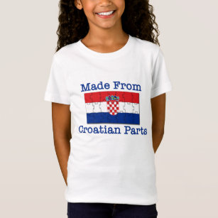 Kroatiska delar tee shirt