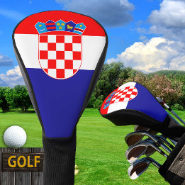 Kroatiska Flagga & Golf Kroatiska sporttäcken /klu