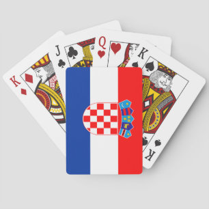 Kroatiska Flagga Hrvatska Casinokort