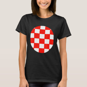 Kroatiska Flagga kroatiska rötter, kroatiska pri T Shirt