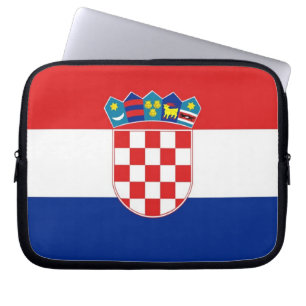 Kroatiska Flagga Laptop sleeve