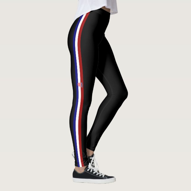 Kroatiska flagga leggings (Höger)