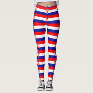 Kroatiska flagga leggings
