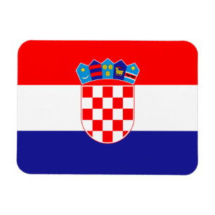 Kroatiska Flagga Magnet