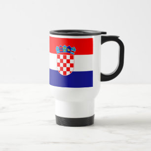 Kroatiska flagga mugg