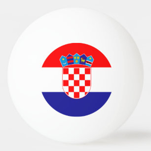 Kroatiska Flagga Pingisboll