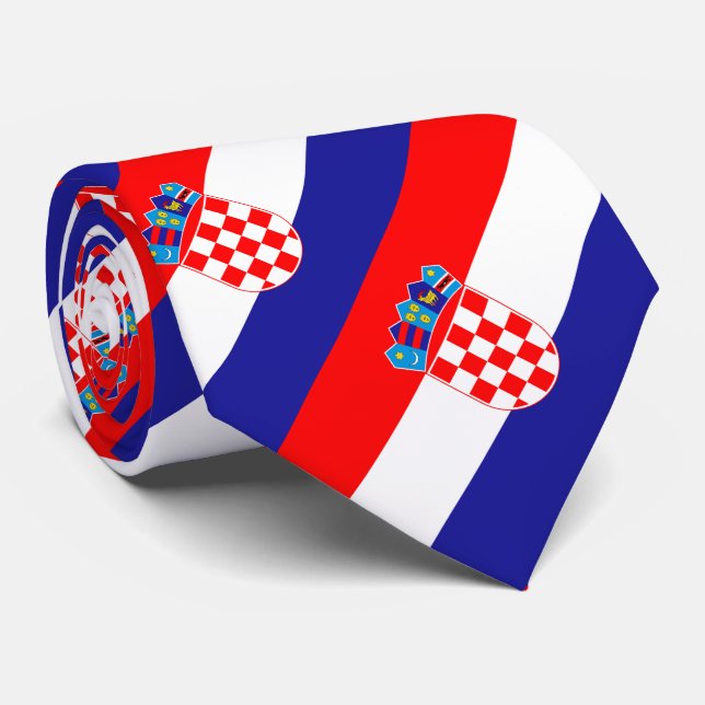 Kroatiska Flagga Slips (Rullad)
