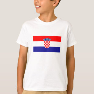 Kroatiska Flagga T Shirt